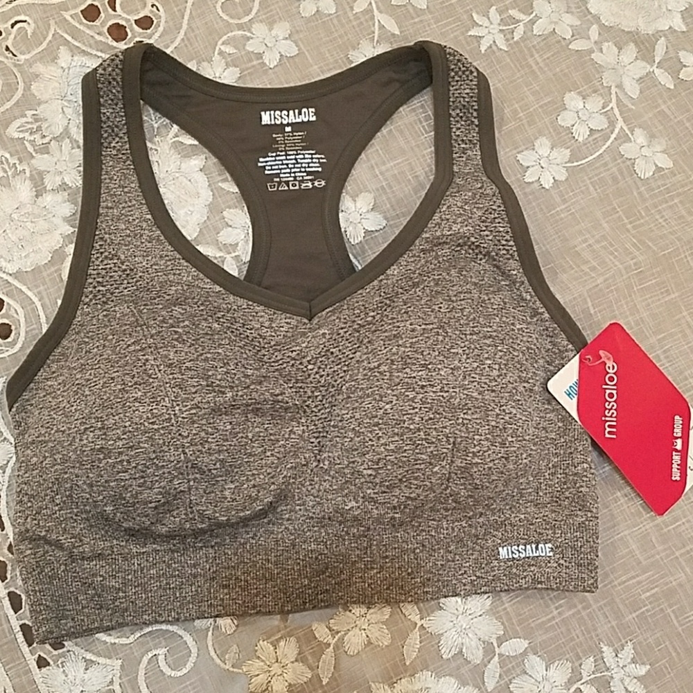 Missaloe sports bra size medium